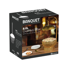 Load image into Gallery viewer, Banquet Ornate Chafing Dish Gold 8L