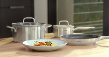 Carregar imagem no visualizador da galeria, Tefal Virtuoso Pannenset RVS 5-delig steelpan Inductie