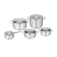 Carregar imagem no visualizador da galeria, Tefal Virtuoso Pannenset RVS 5-delig steelpan Inductie