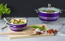 Carregar imagem no visualizador da galeria, SQ Professional Metallic 5pc Stockpot Set