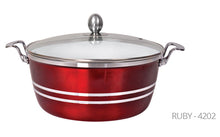Carregar imagem no visualizador da galeria, SQ Professional Metallic 5pc Stockpot Set