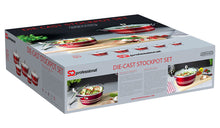 Carregar imagem no visualizador da galeria, SQ Professional Metallic 5pc Stockpot Set