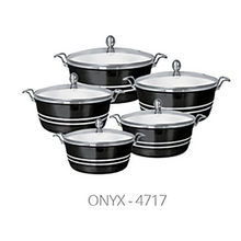 Carregar imagem no visualizador da galeria, SQ Professional Metallic 5pc Stockpot Set