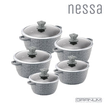 Load image into Gallery viewer, Nessa Granum Diecast Stockpot Set 5pc
