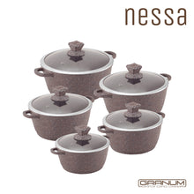 Load image into Gallery viewer, Nessa Granum Diecast Stockpot Set 5pc
