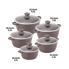 Load image into Gallery viewer, Nessa Granum Diecast Stockpot Set 5pc
