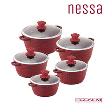 Load image into Gallery viewer, Nessa Granum Diecast Stockpot Set 5pc
