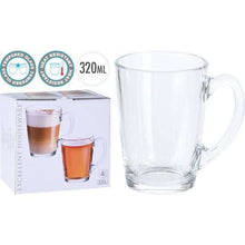 Afbeelding in Gallery-weergave laden, Koffie/theeglazenset 4-delig Ø8x11,5cm 320ml
